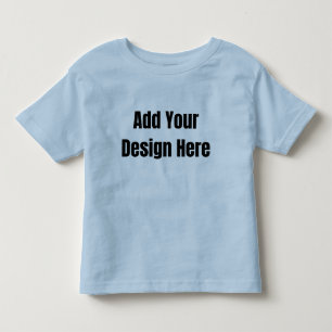 Custom minimal Design Add Photo or Text Toddler T-Shirt