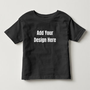 Custom minimal Design Add Photo or Text Toddler T-Shirt
