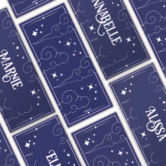 Custom Minimalist Bookmark - Celestial Collection