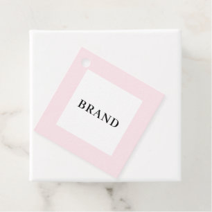 Custom Minimalist Business Brand Name Discount  Favour Tags