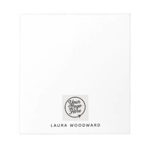 Custom Minimalist Logo Notepad