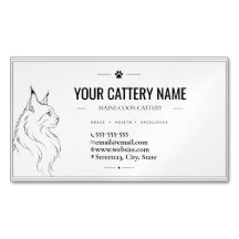 Custom Minimalist Maine Coon Cattery
