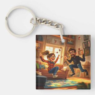 Custom Minimalist Modern Chic Personalised photo Key Ring