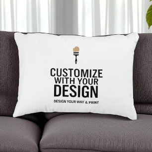 Custom Minimalist Personalised Company Branded  Decorative Cushion