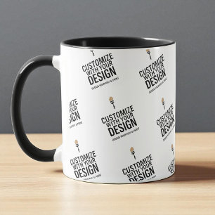 Custom Minimalist Personalised Company Branded  Mug