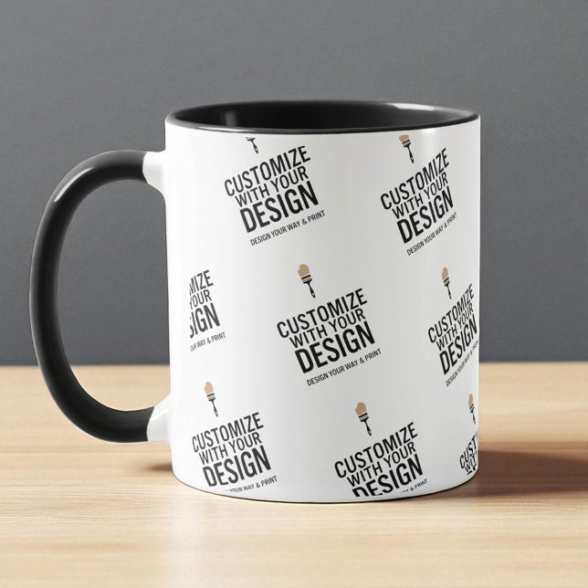 Custom Minimalist Personalised Company Branded  Mug (Creator Uploaded)