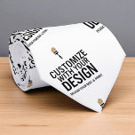 Custom Minimalist Personalised Company Branded  Tie<br><div class="desc">Add a refined finishing touch to your professional look with this Custom Minimalist Personalised Company Branded Neck Tie, designed to showcase your logo or company name in a subtle, modern style. Ideal for trade shows, executive wear, client meetings, or branded uniforms, this tie offers understated sophistication and brand consistency. Made...</div>