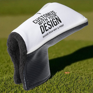 Custom Minimalist Personalized Company Branded  Golf Head Cover