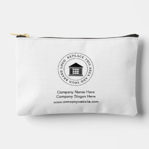 Custom Minimalist Simple Business Logo Promotional Accessory Pouch