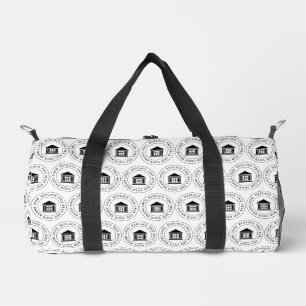 Custom Minimalist Simple Business Logo Promotional Duffle Bag