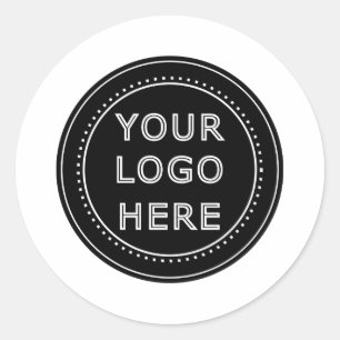  Custom Minimalist, simple & modern Classic Round Sticker