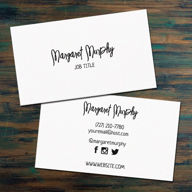 Custom Minimalist Social Media Card (Creator Uploaded)