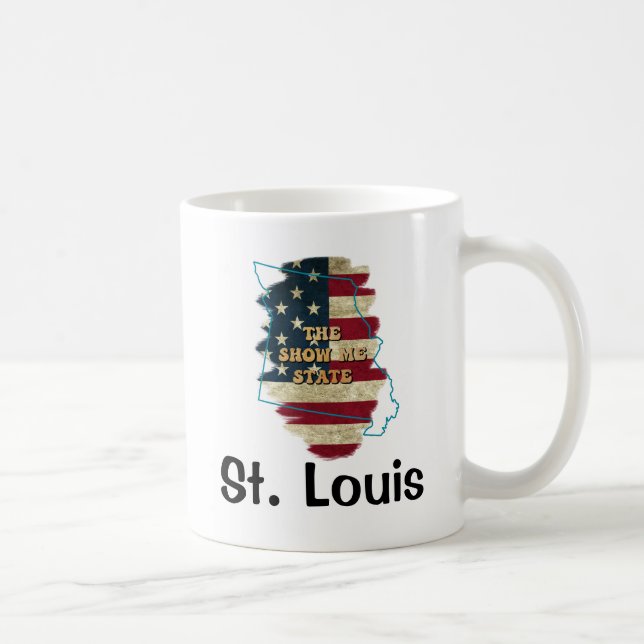 Custom Missouri State Coffee Mug (Right)