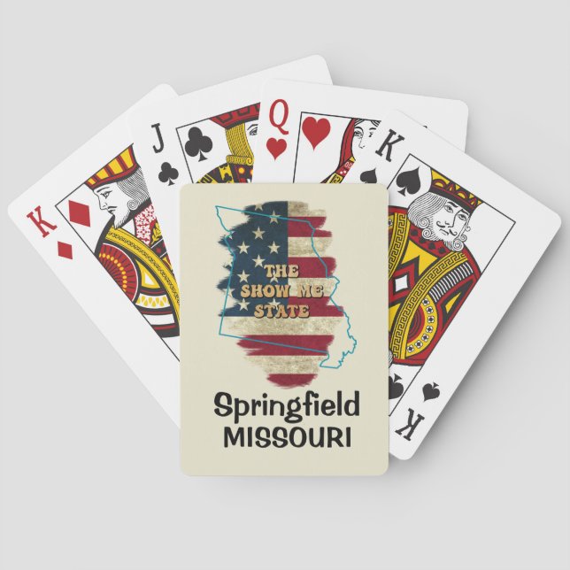 Custom Missouri State Playing Cards (Back)