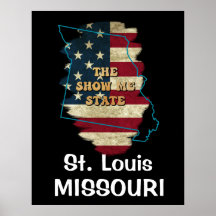 Custom Missouri State  Poster