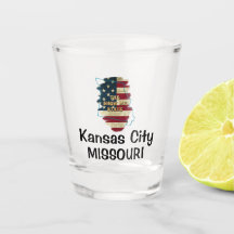 Custom Missouri State  Shot Glass