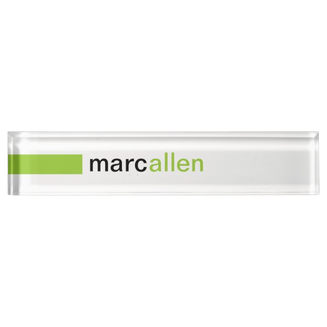 Custom Modern 519 (WG) Nameplate (Front)