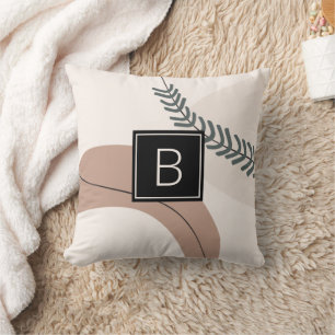 Custom Modern Abstract Art Earth Tones Cushion