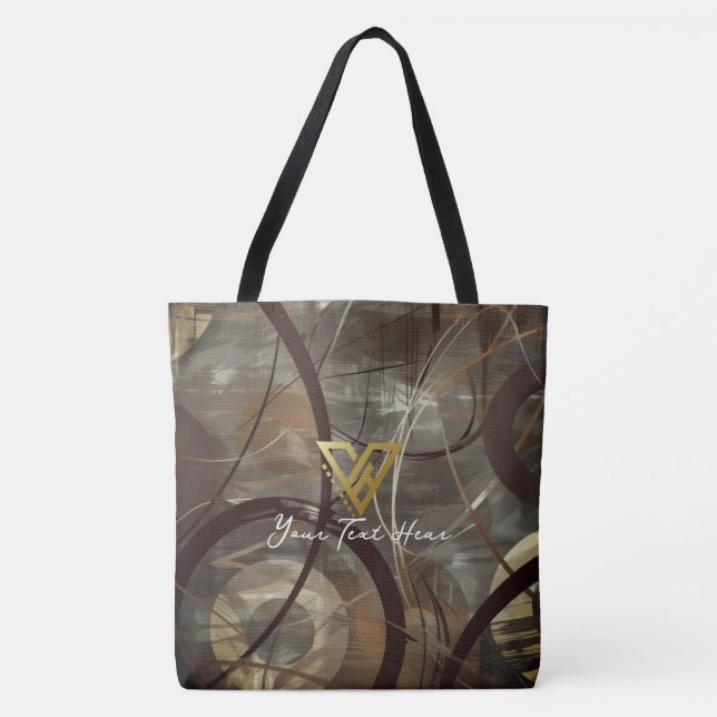 Custom :  Modern Artisan Tote Bag (Front)