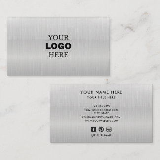 Custom Modern Business Logo Branded Card