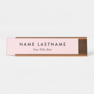 Custom Modern Business Promotional Desk Name Plate