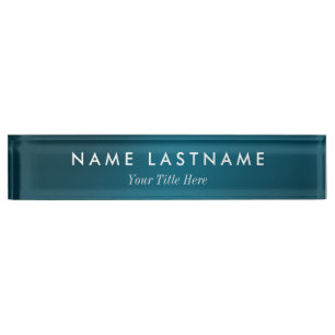 Custom Modern Business Promotional Nameplate