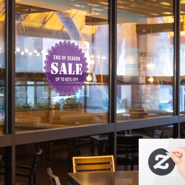 Custom Modern Business Store Sale (Restaurant Window)