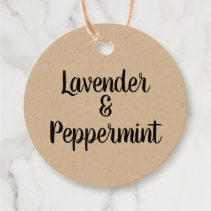 Custom Modern Candle Product Label Packaging Tag