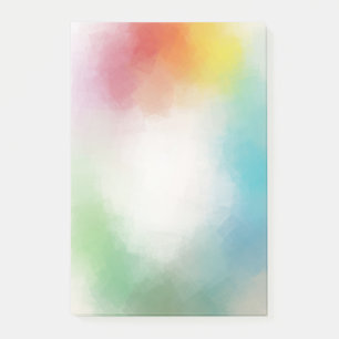 Custom Modern Colourful Abstract Art Blank Templat Post-it Notes