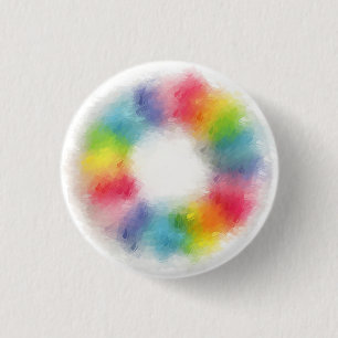 Custom Modern Colourful Blank Template Abstract 3 Cm Round Badge