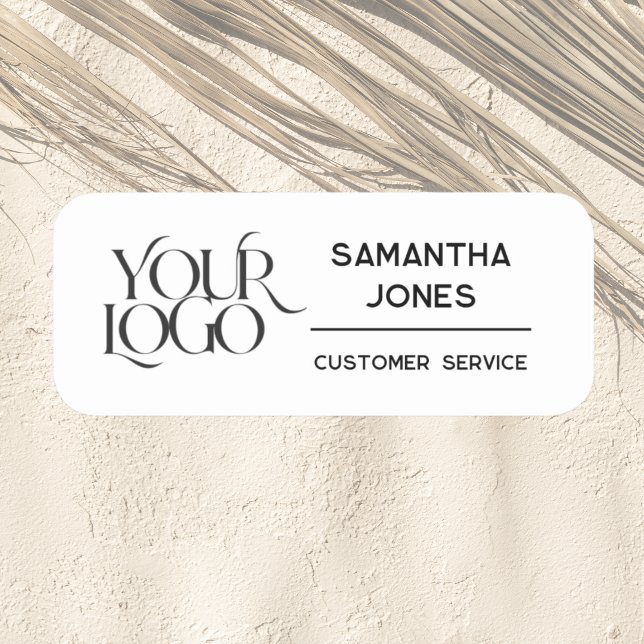 Custom Modern Company Business Employee Name Tag (Custom Modern Company Business Employee Name Tag
)