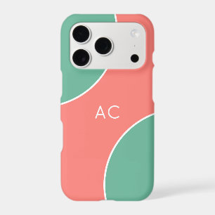 Custom Modern Coral Minimalist