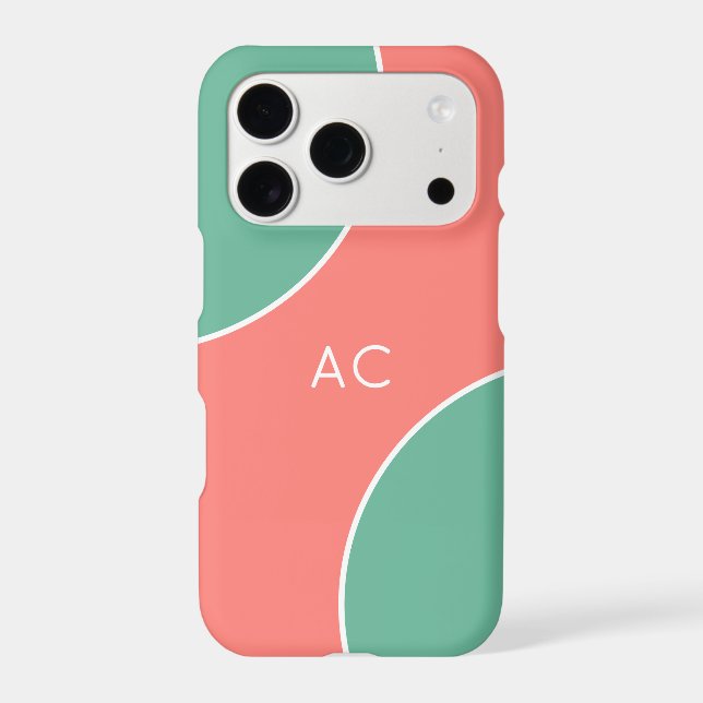 Custom Modern Coral Minimalist (Back)