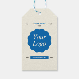 Custom Modern Corporate Business Brand Logo Gift Tags