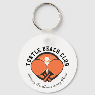 Custom Modern Design Monogram Gift Key Ring