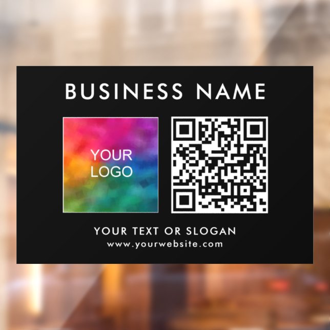 Custom Modern Elegant Company Logo QR Code (Sheet 2)