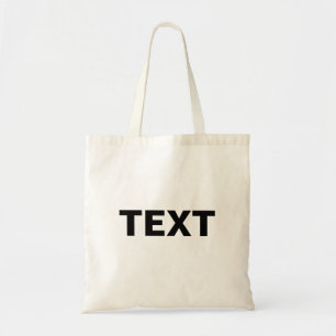 Custom Modern Elegant Minimalist Simple Template  Tote Bag