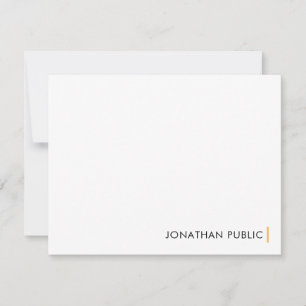 Custom Modern Elegant Minimalistic Design Template