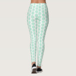 Custom Modern Elegant Mint Green White Colours Leggings<br><div class="desc">Custom Modern Elegant Mint Green White Colours Template Leggings.</div>