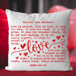 Custom Modern Elegant Name & Date Couple Gift Cushion<br><div class="desc">Celebrate the love you share with a custom, modern elegant keepsake made just for your special couple. This personalised design lets you add your names and date to create a meaningful wedding anniversary gift, Valentine’s Day present, or romantic couple’s home décor piece. Whether for a newlywed couple, a long-lasting marriage,...</div>