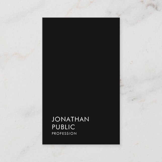 Custom Modern Elegant Professional Simple Template Business Card (Front)