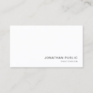 Custom Modern Elegant Simple Design Professional Business Card