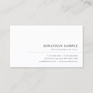 Custom Modern Elegant Simple Professional Template Business Card