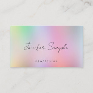 Custom Modern Elegant Template Handwritten Script Business Card