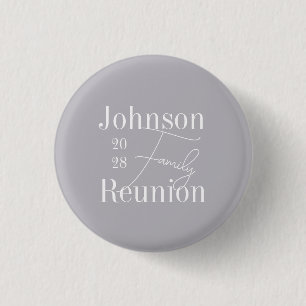 Custom Modern Family Reunion Keepsake 3 Cm Round Badge