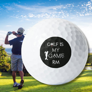 *Custom Modern Golf is My Game Personalised Balls