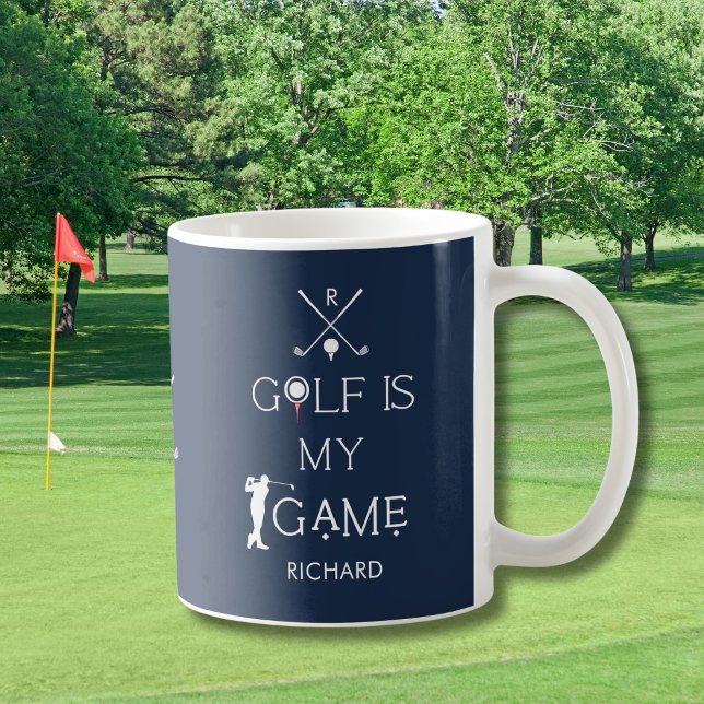 Custom Modern Golf is My Game Personalised Coffee Mug (Creator Uploaded)