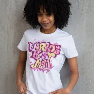 Custom modern graffiti typography T-Shirt
