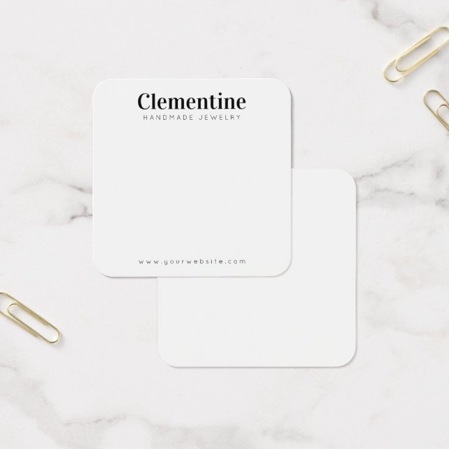 Custom Modern Jewellery Cards (Office)