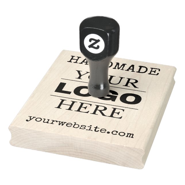 custom modern logo business branded rubber stamp (Stamp)